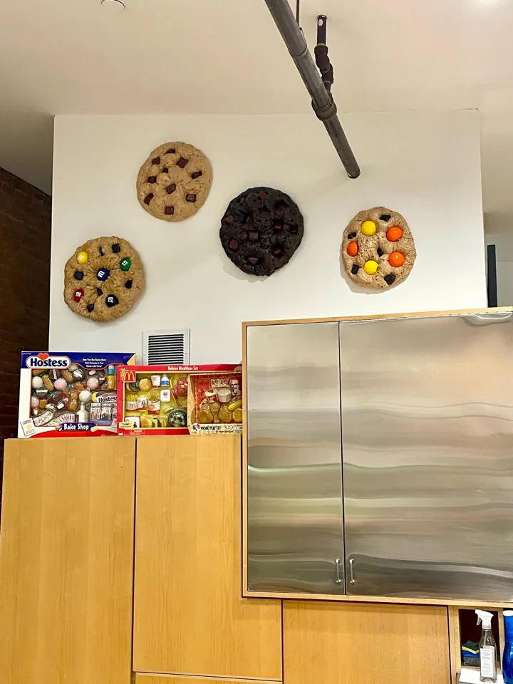 Customer photo of Jumbo Chocolate Chip Cookie, Giant Cookie, Cookie wall art, Dessert Themed Art, Giant Cookie Wall Art from Tiffany